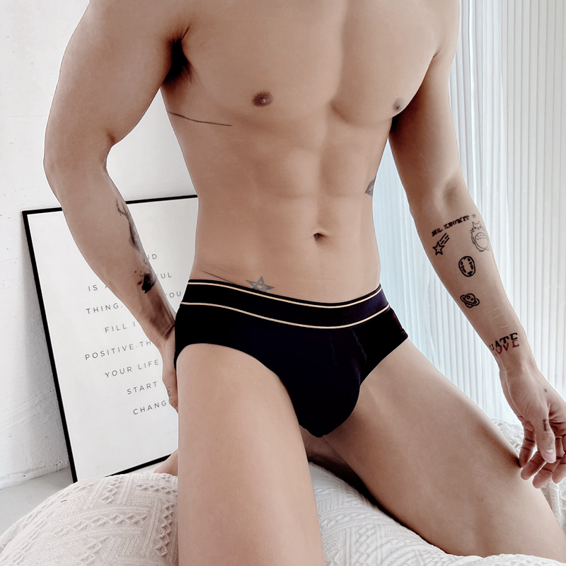 2条装男士纯棉舒适三角裤内裤