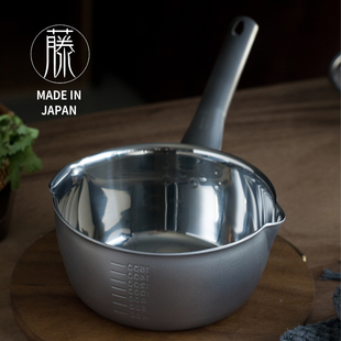 【正版】仔犬印旗舰款。日本雪平锅三层深型奶锅汤锅辅食锅温莎锅