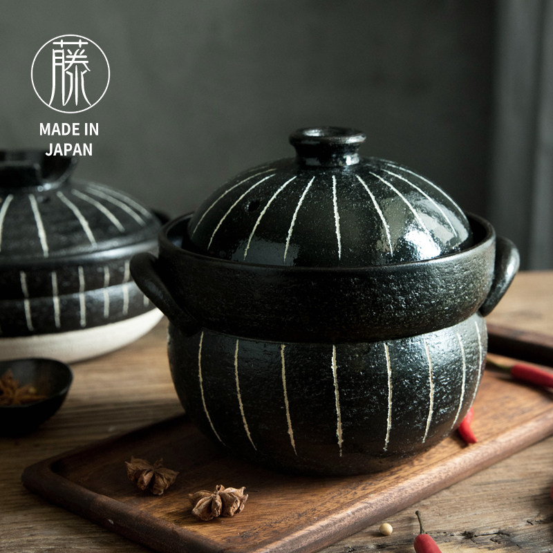【超值特惠】日本进口万古烧土锅 砂锅煲仔饭锅 炖锅煲汤蒸米饭锅,厨房/烹饪用具,砂锅/石锅,淘宝优惠券,粉丝福利购,淘宝优惠卷