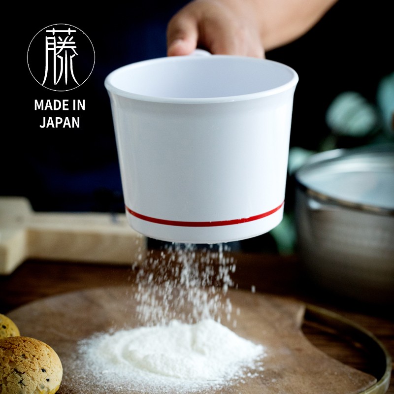 日本制CakeLand面粉筛 烘焙手持过滤网蛋糕工具超细过滤器半自动