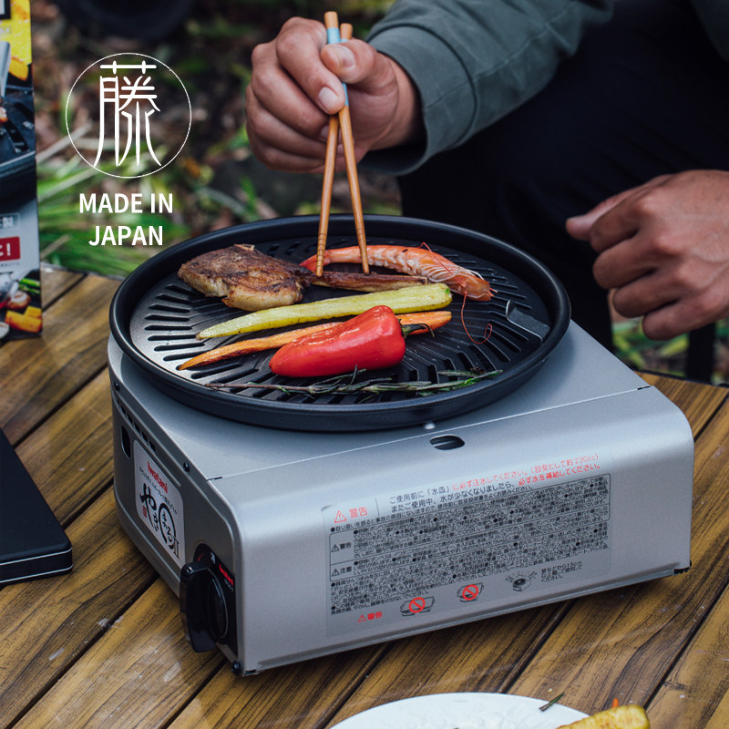 在家也能专业烤肉。日本进口岩谷BBQ烧烤肉炉子家用 低油烟不粘锅