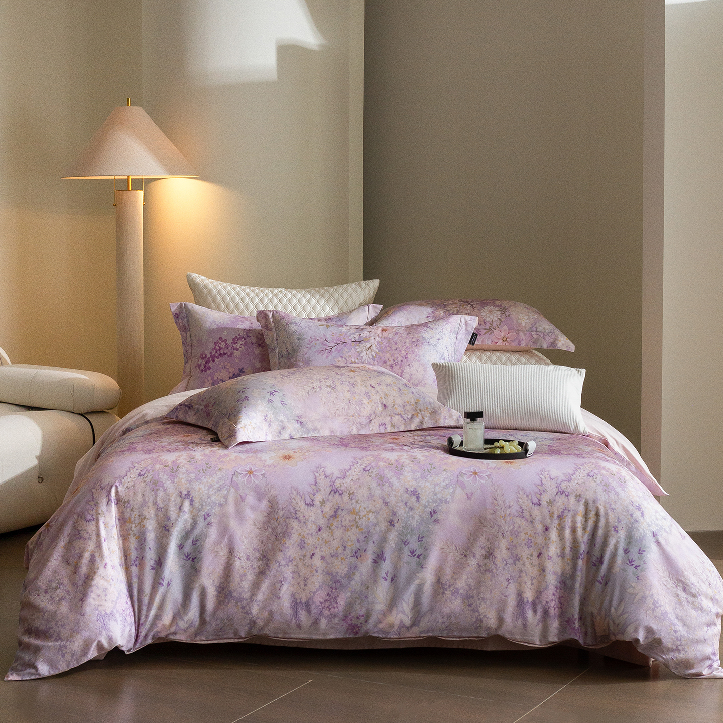 2025新款暖阳画卷系列S100数码印花磨毛四件套