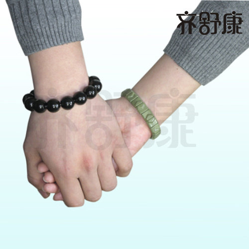 齐舒康正品 托玛琳情侣手链珠宝级电气石抗辐射保健手链 新品免邮