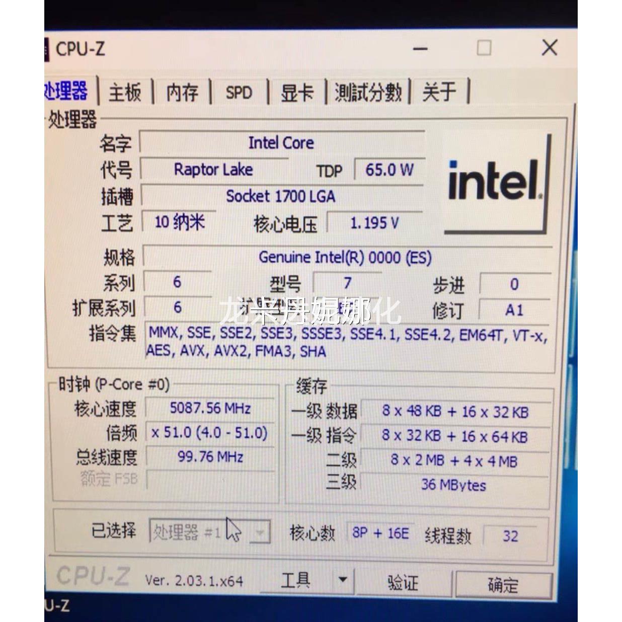 非实价Q0L4 I9 13900 ES2不显版 24核32议价