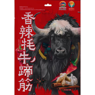 四川甘孜州特产理塘鹏飞牦牛肉之牦牛蹄筋软糯Q弾休闲居家小零食