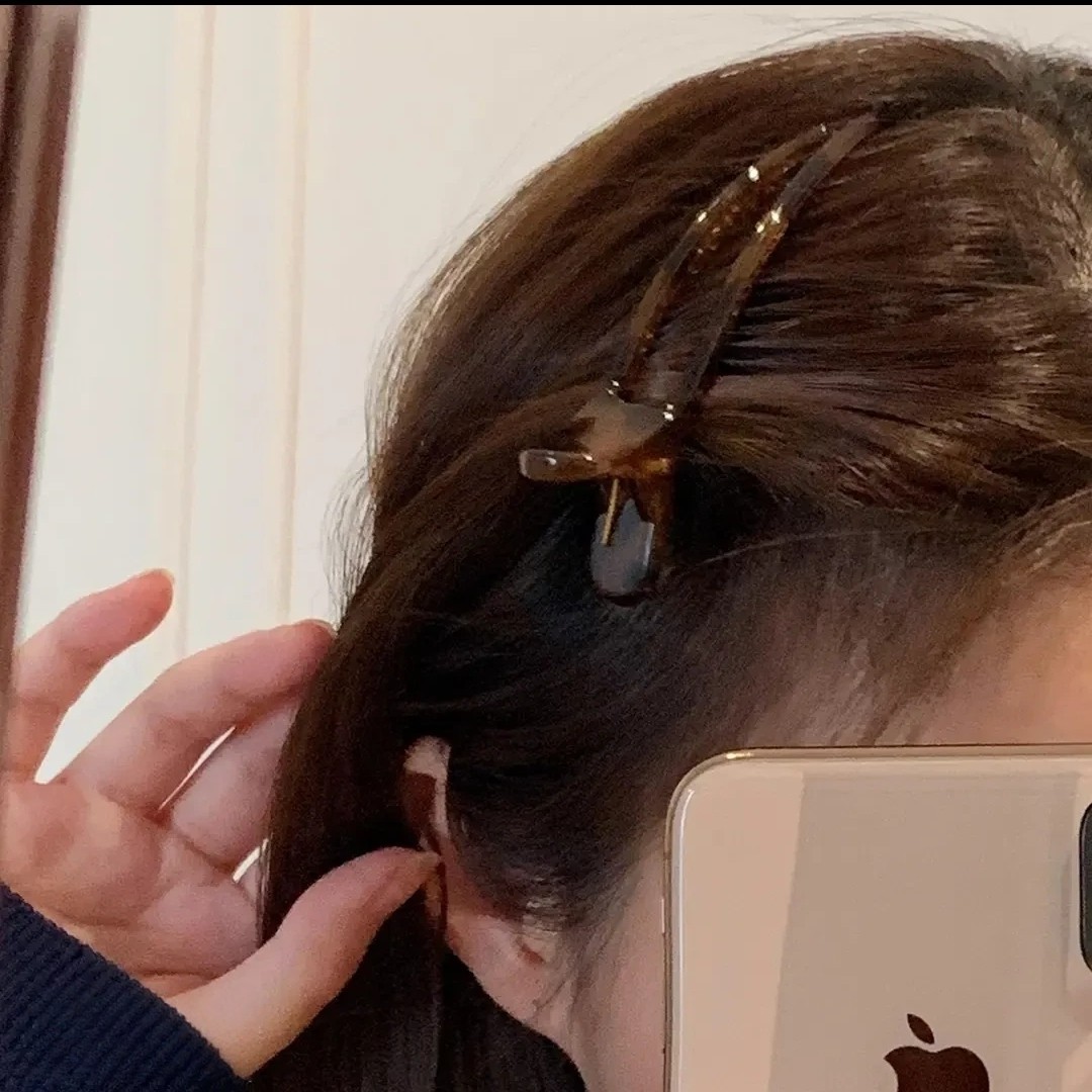 韩系实用百搭豹纹发夹大号洗脸