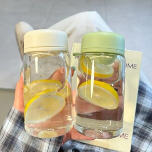 高颜值塑料杯耐高温防摔便携水杯