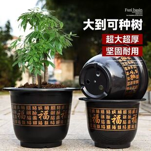 上市大花盆树脂熟料大型种树庭院室外天台铁树仿陶瓷花盆大特大号