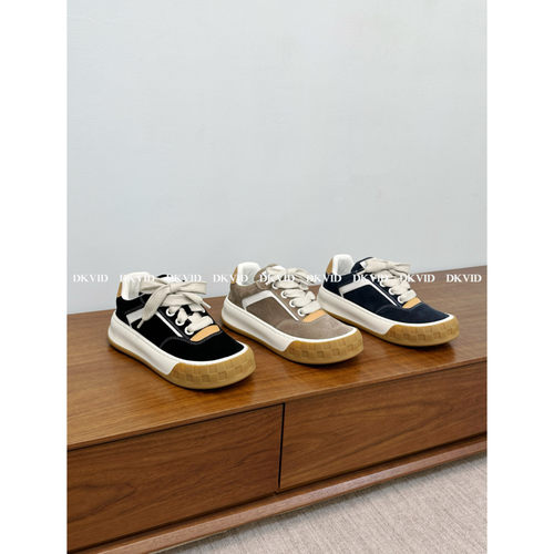 DKVID 口碑新品_买不到更好 厚底反绒面包板鞋 牛仔帆布饼干鞋