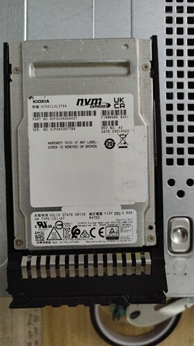 【议价】铠侠/铠侠CD6 3.84T U.2 NVME PCIE 4.0固态硬盘SSD