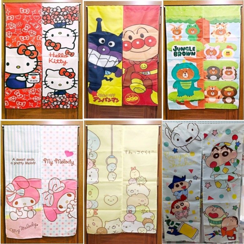 HelloKitty面包超人墙角生物儿童房卧室挂帘长门帘简易卫生间长帘|ruв категории домашний ткань, занавес, занавес и аксессуары, занавес - от Buy2taobao.com для оказания профессиональной услуги покупки агента Taobao