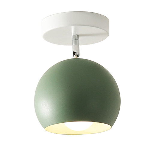 马卡龙吸顶灯过道灯E27灯座创意个性现代简约彩色铁艺家居灯饰