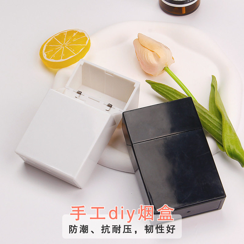 好玩的透明翻盖粗烟盒散