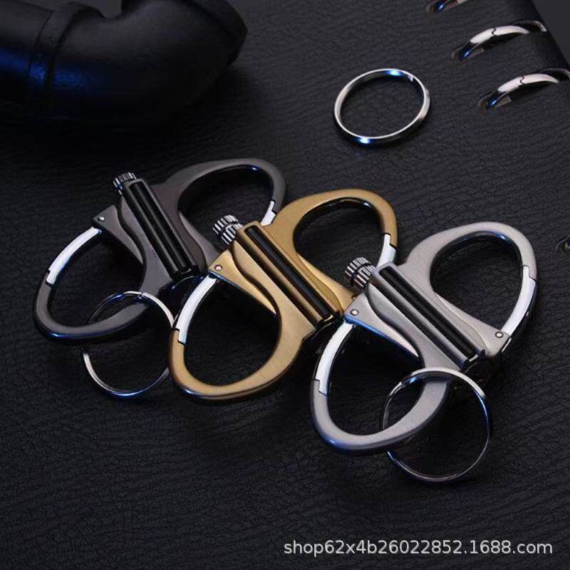 好玩的YF-656金属钥匙扣环多功能便携万次火柴煤油打火机防水户外