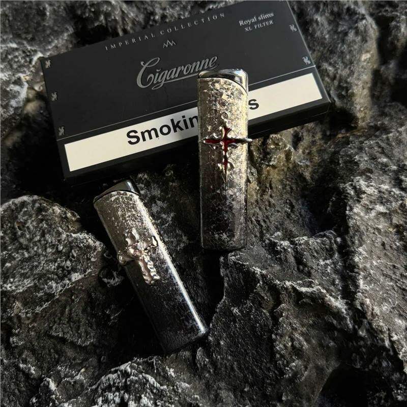 好玩的冰裂纹渐变色打火