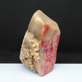 天然印石产地巴林石鸡血石雕件摆件56 115mm
