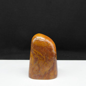 天然印石产地巴林石黄花冻石随形印章篆刻石料21 52mm