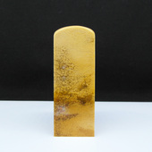 天然印石产地巴林石章料黄鱼籽冻石印章篆刻石料