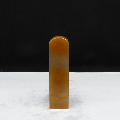 精品天然印石篆刻石产地巴林石金银冻石印章料13*13*50mm