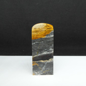 天然印石产地巴林石章料墨玉俏色黄花冻石印章篆刻石料