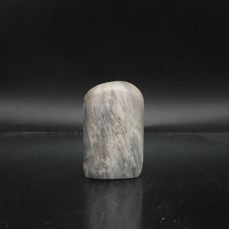 印石巴林石章料凝墨冻石随形闲章篆刻优质石料27*22*41mm