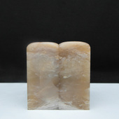 2有裂 55mm 天然印石对章料产地巴林石云水冻石印章篆刻石料25