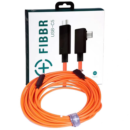 FIBBR光纤USB3.2延长线Gen2 10G相机连接数据线机器视觉公对母
