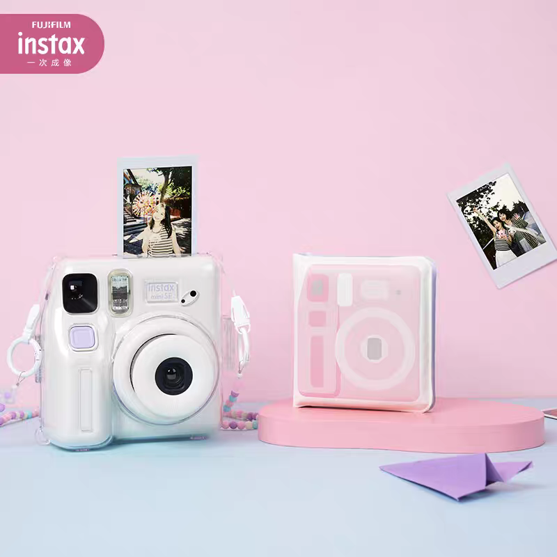 富士instax mini SE 一次成像相机立拍立得minise云朵时光配件盒
