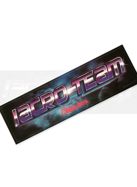 iAcro2018 BOX潮流贴纸汽车风挡行李箱笔记本贴纸 复古team