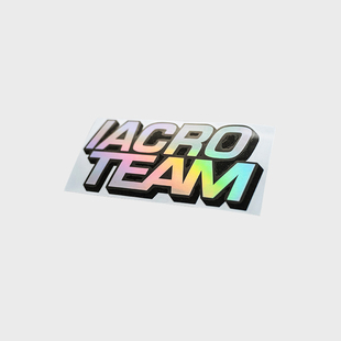 iAcro官方 改装 车潮流个性 任意贴 IACROTEAM双层转印贴纸