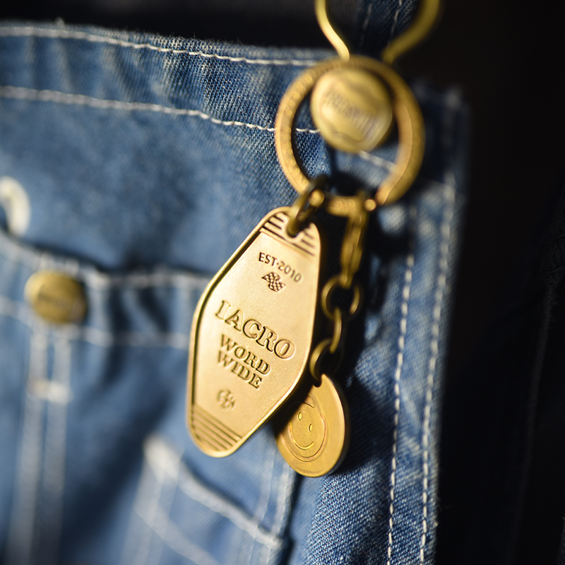 iacro官方正品美式配饰钥匙牌