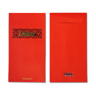 iAcro官方 通用大号烫金红包利是封街头潮流周边烫金 改装车