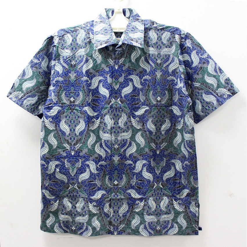 [imported from Indonesia] Badi Shirt New Summer mens casual large short sleeved flower shirt mens shirt summer L