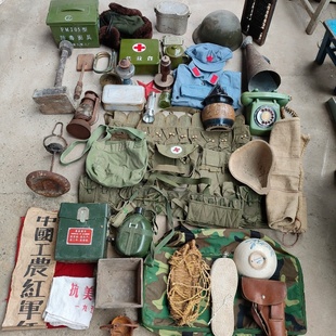 革命老物件草鞋博物馆橱窗军迷装饰摆件抗战马灯影视道具红军纪念