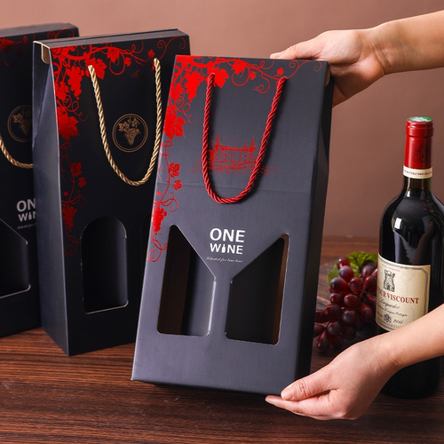红酒包装盒礼盒高档通用