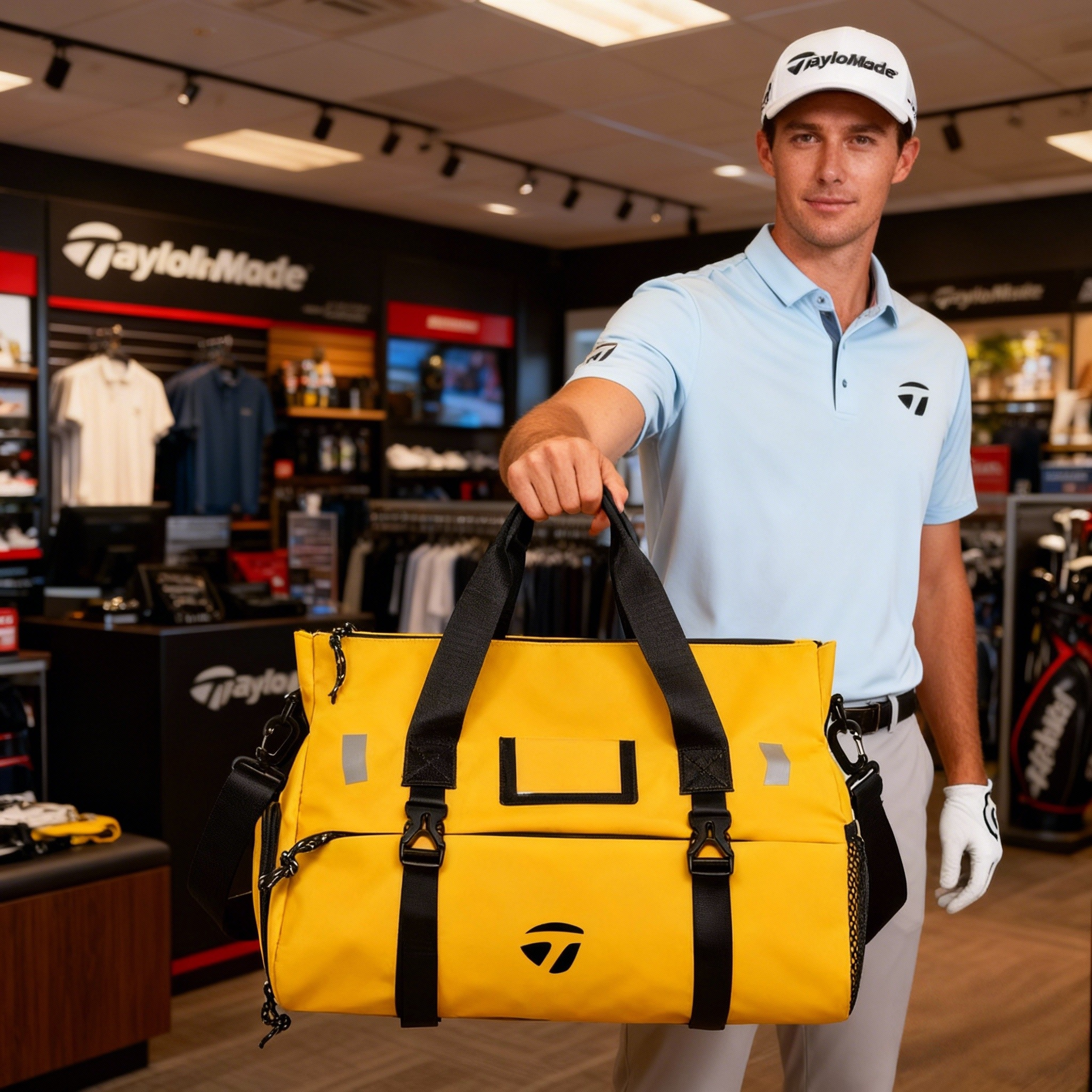 新款高尔夫手提包大容量干湿分离男女款瑜伽健身包高尔夫衣物包