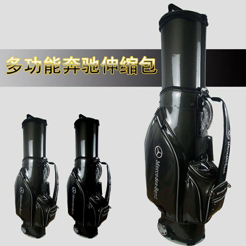 高尔夫航空包 多功能伸缩球包 防水拖轮硬壳高尔夫航空托运包