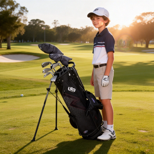 新款USK儿童支架包  男女童球包golf 轻便包多色可选  儿童球包