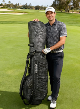 ANEW高尔夫球包支架包男士球杆包两帽球袋防水球包防水双肩大容量