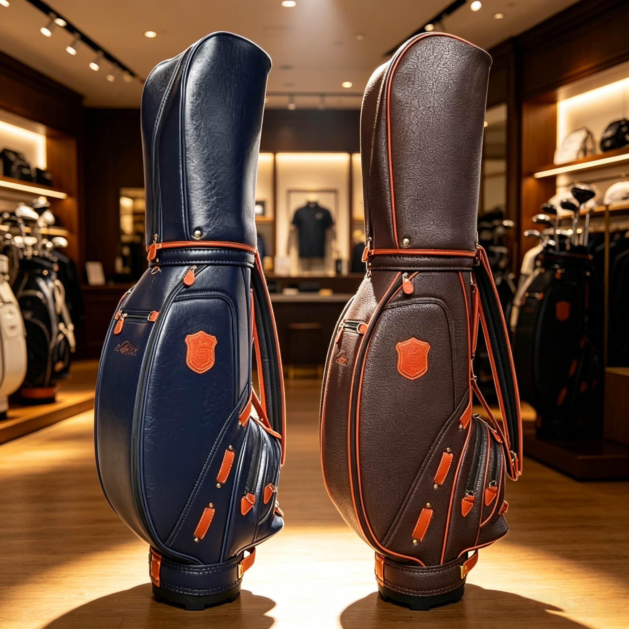 高尔夫球包高端全防水PU料男士球袋经典款GOLF包高尔夫球杆包