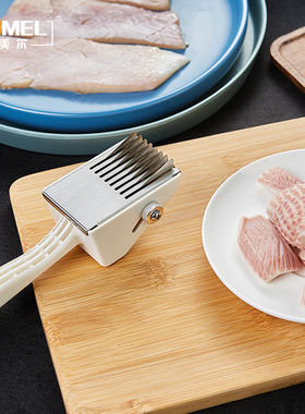 鱿鱼切花刀多功能腰花刀鲍鱼章鱼郡花打花刀切花器切鱿鱼花刀神器