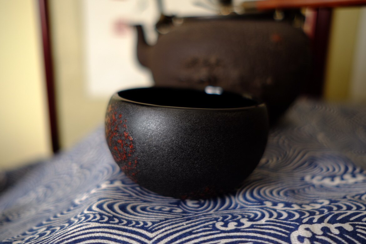 髹缮斋｜原创设计传统文化葫芦胎大漆全工艺茶钵茶碗