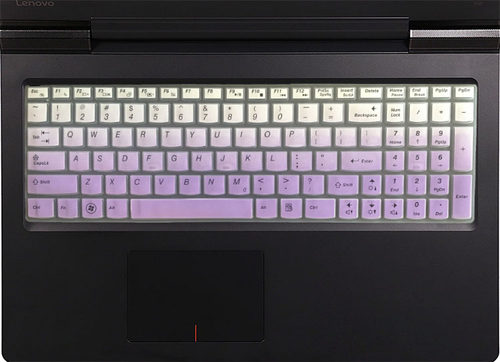 联想扬天M50-70A-ITH键盘保护贴膜15.6英寸电脑笔记本全覆盖防尘套罩垫防水防灰护按键凹凸透明硅胶彩色可爱