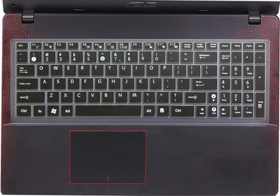 华硕X540UP键盘保护贴膜15.6英寸电脑笔记本全覆盖防尘透明可爱套罩彩色凹凸硅胶卡通配件周边按键U非发夜光