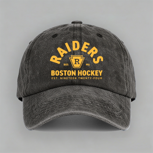 RAIDERS波士顿曲棍球队巅峰对决运动棒球鸭舌帽子 hudson william