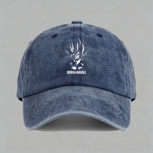 纪念鸟山明漫画大师七龙珠dragonball棒球帽水洗做旧鸭舌帽子