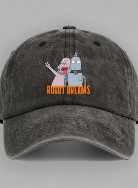 Robot Dreams再见机器人之梦Mon ami robot纯棉棒球帽鸭舌帽子