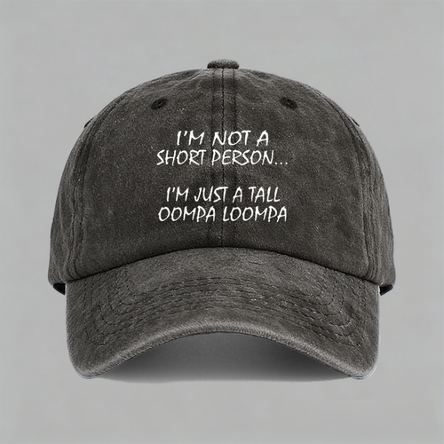 oompa loompa SHORT PERSON 奥帕伦帕趣味英文棒球帽鸭舌帽子