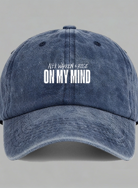 rose朴彩英On My Mind音乐同款周边纯棉棒球帽子水洗鸭舌帽软顶