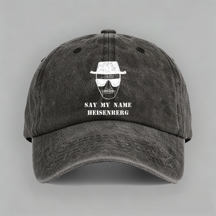 say my name Heisenberg 绝命毒师美剧老白海森堡棒球帽鸭舌帽子